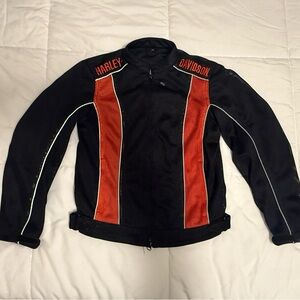 Harley-Davidson Black and Orange Performance Jacket